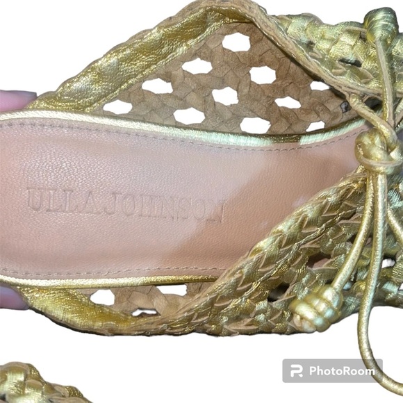 Ulla Johnson leather woven Belen slides - Picture 5 of 6